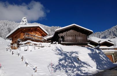 G&icirc;te n&deg;73G34295 BEAUFORT - Savoie - Le refuge des Marmottes &agrave; gauche, Le Nid d'aigle &agrave; droite
