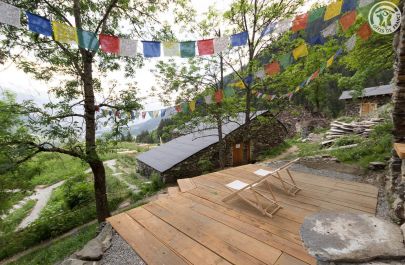 Chalet d'alpage73G290554 VAL CENIS - Savoie - Terrasse ombrag&eacute;e